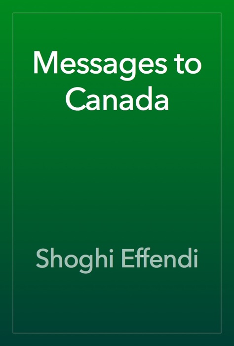 Messages to Canada