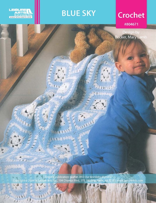 Blue Sky Baby Afghan ePattern