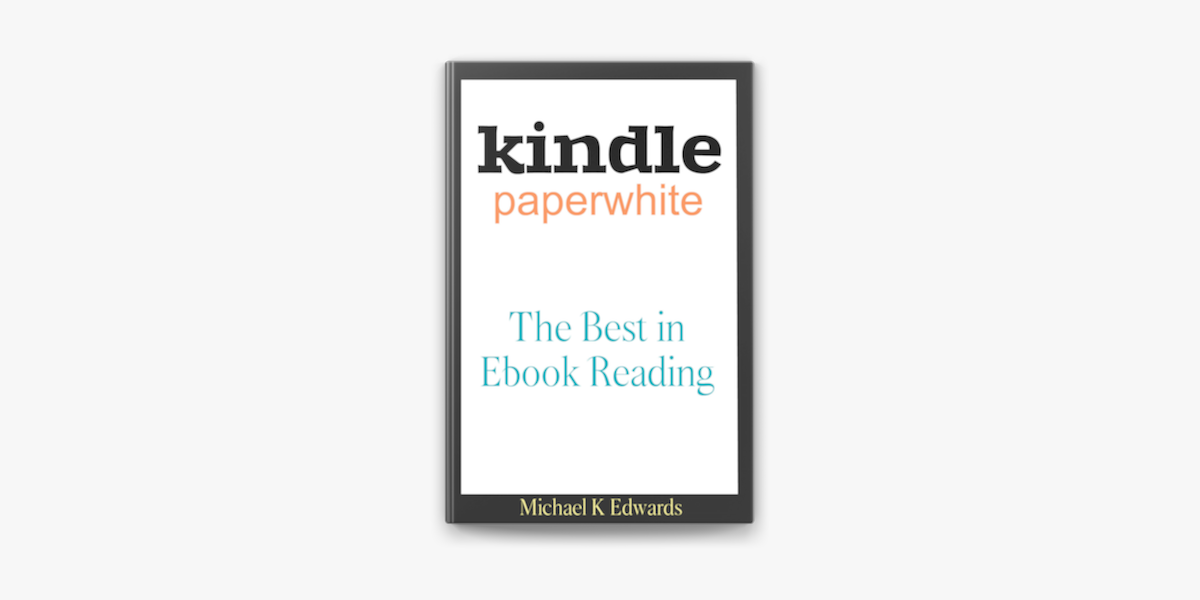 Kindle Paperwhite on Apple Books
