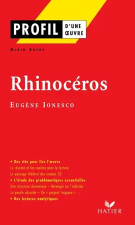 Read: Book Profil - Ionesco (Eugène) : Rhinocéros