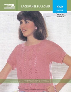 Lace Panel Pullover ePattern by Darla Sims