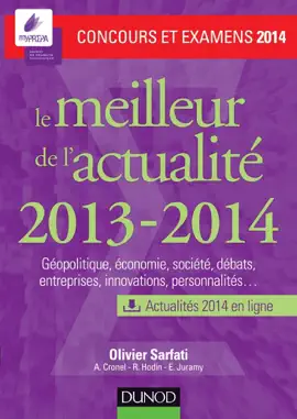 Read: Le meilleur de l'actualité 2013-2014 Book - Concours et examens 2014