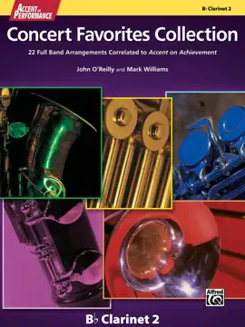 Accent on Performance Concert Favorites Collection for B-Flat Clarinet 2