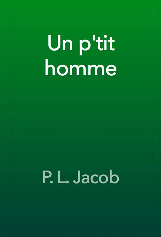 Un p'tit homme