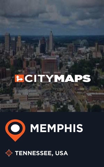 City Maps Memphis Tennessee, USA