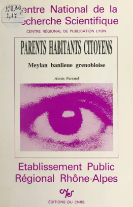 Read: Book Parents, habitants, citoyens : Meylan, banlieue grenobloise