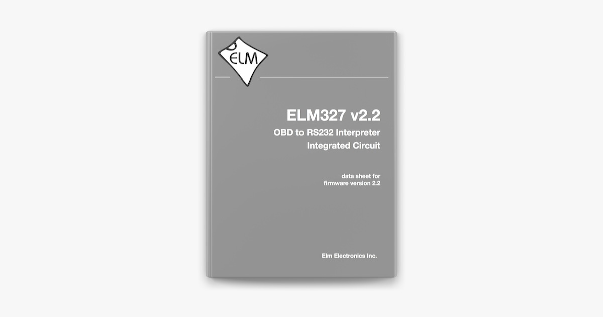 ELM327 v2.2 on Apple Books