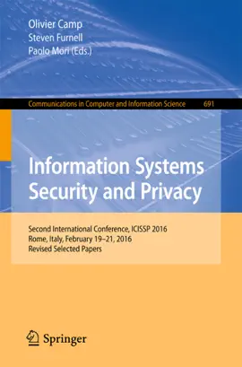 Read: Information Systems Book Security and Privacy