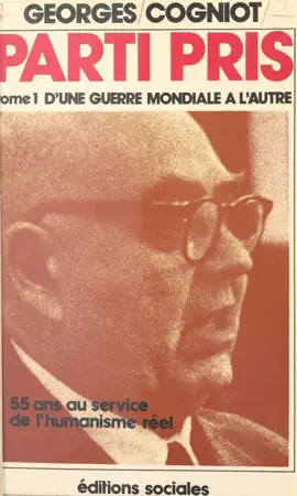 Read: Parti pris (1). Book D'une guerre mondiale à l'autre