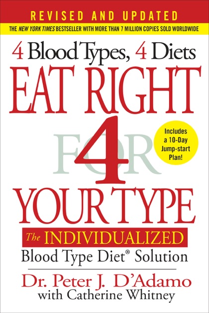 Eat Right 4 Your Type by Peter J. D