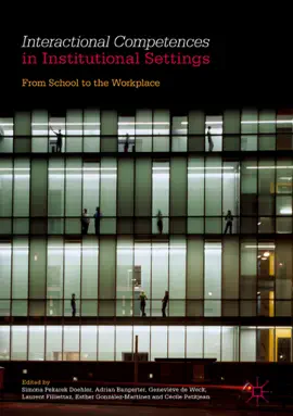 Read: Interactional Competences in Book Institutional Settings