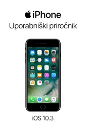 Book cover for Uporabniški priročnik za iPhone za operacijski sistem iOS 10.3 by Apple Inc.
