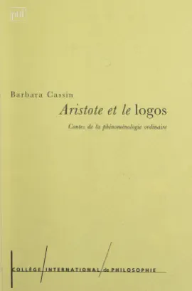 Aristote et le logos