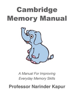 Cambridge Memory Manual by Narinder Kapur