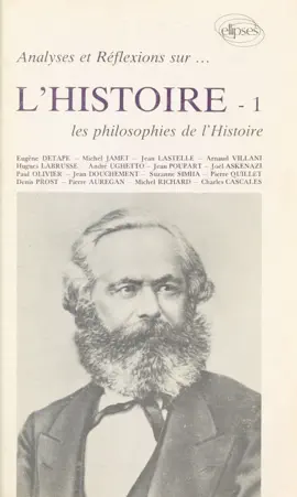 Read: Analyses et réflexions sur l'histoire (1) : Les Philosophies Book de l'histoire