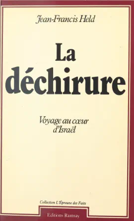 Read: La déchirure : Book voyage au cœur d'Israël