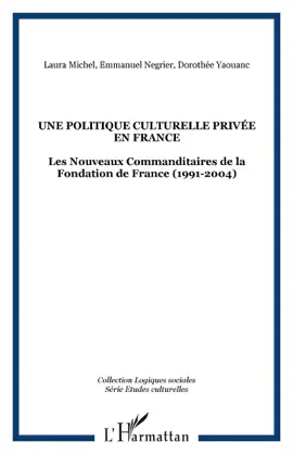 Read: Une Book Politique culturelle privée en France
