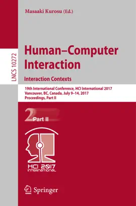 Read: Human-Computer Interaction. Book Interaction Contexts