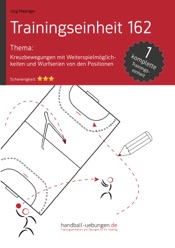 Kreuzbewegung mit Weiterspielmöglichkeiten und Wurfserien von den Positionen (TE 162)