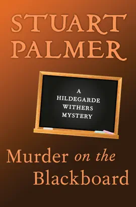 Read: Murder Book on the Blackboard