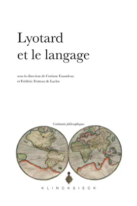 Read: Lyotard et Book le langage