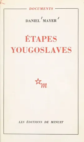 Read: Book Étapes yougoslaves