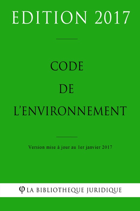 Code de l'environnement 2017