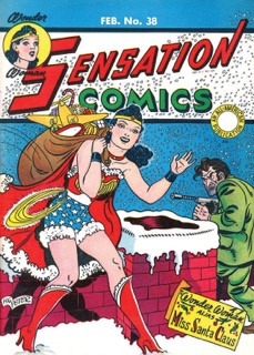 Sensation Comics (1942-) #38 by John Jenks, William Moulton Marston, Maxwell Gaines, Jack Miller, Bill Finger, Harry G. Peter, Frank Harry, Joe Gallagher, Jon L. Blummer & Don Cameron