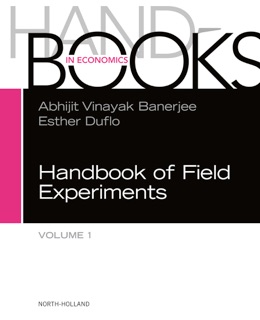 Handbook of Field Experiments by Esther Duflo & Abhijit Banerjee
