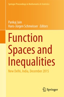 Function Spaces and Inequalities by Pankaj Jain & Hans-Jürgen Schmeisser