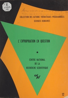 L'expropriation en question by Michel Blanc-Pattin