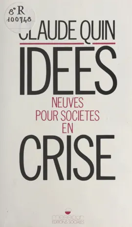 Read: Idées neuves pour sociétés en crise Book