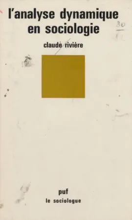 Read: Book L'Analyse dynamique en sociologie