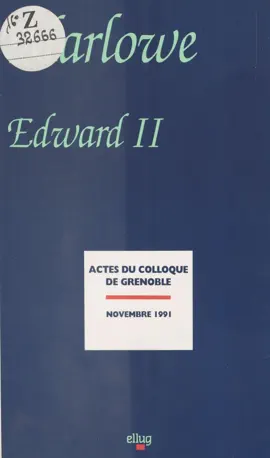 Read: Marlowe, «Edward Book II»