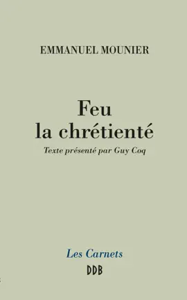 Read: Book Feu la chrétienté