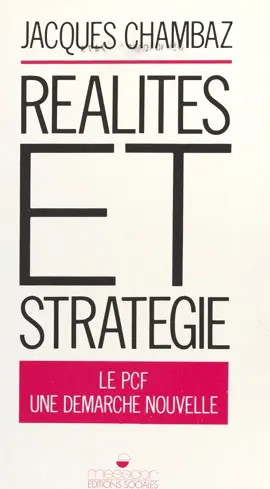 Read: Réalités et Stratégies : le Book PCF, une démarche nouvelle