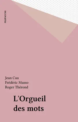 Read: L'Orgueil des mots Book