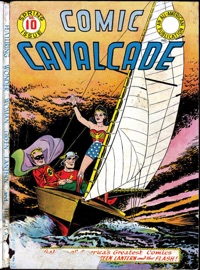 Comic Cavalcade (1942-) #10 - William Moulton Marston, Alfred Bester, Maxwell Gaines, Gardner Fox, James Gow, Armand D'Usseau, Harry G. Peter, Everett Hibbard, Jon Kozlak, Don Cameron & John Daly by  William Moulton Marston, Alfred Bester, Maxwell Gaines, Gardner Fox, James Gow, Armand D'Usseau, Harry G. Peter, Everett Hibbard, Jon Kozlak, Don Cameron & John Daly PDF Download