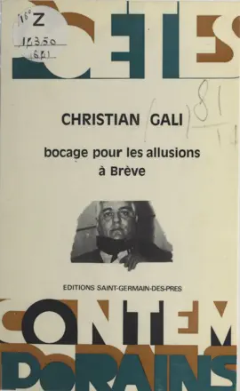 Read: Bocage pour les Book allusions à Brève