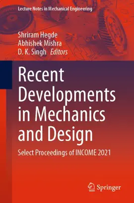 Read: Book Recent Developments in Mechanics and Design