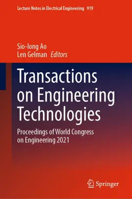 Read: Transactions on Engineering Technologies Book