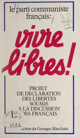 Read: Vivre libres Book !