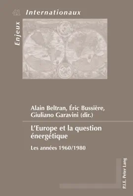 Read: LEurope et la question énergétique Book