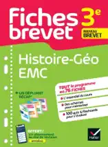Fiches brevet - Histoire-Géographie EMC 3e Brevet 2026