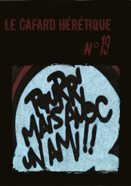 Le Cafard hérétique n°19 - Richard Huitorel, Grégory Rateau, Stéphane Rosière, Sandra Bechtel, Xavier Serrano, Guillaume Marie, Gaston Vieujeux, Samuel Deshayes, Clémence Bergerot, Raymond Penblanc, Martin Zeugma, Véronique Liégard, Alexandre Nicolas, Karen Cayrat, Viviane Campomar & Romain Paris