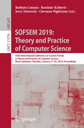 Read: SOFSEM Book 2019: Theory and Practice of Computer Science