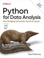 Python for Data Analysis - Wes McKinney Cover Art