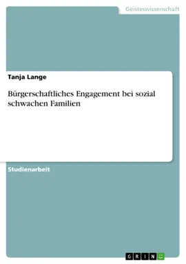 Read: Bürgerschaftliches Engagement bei sozial schwachen Familien Book