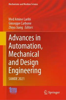 Read: Advances in Automation, Mechanical and Design Book Engineering