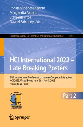Read: HCI International Book 2022 – Late Breaking Posters
